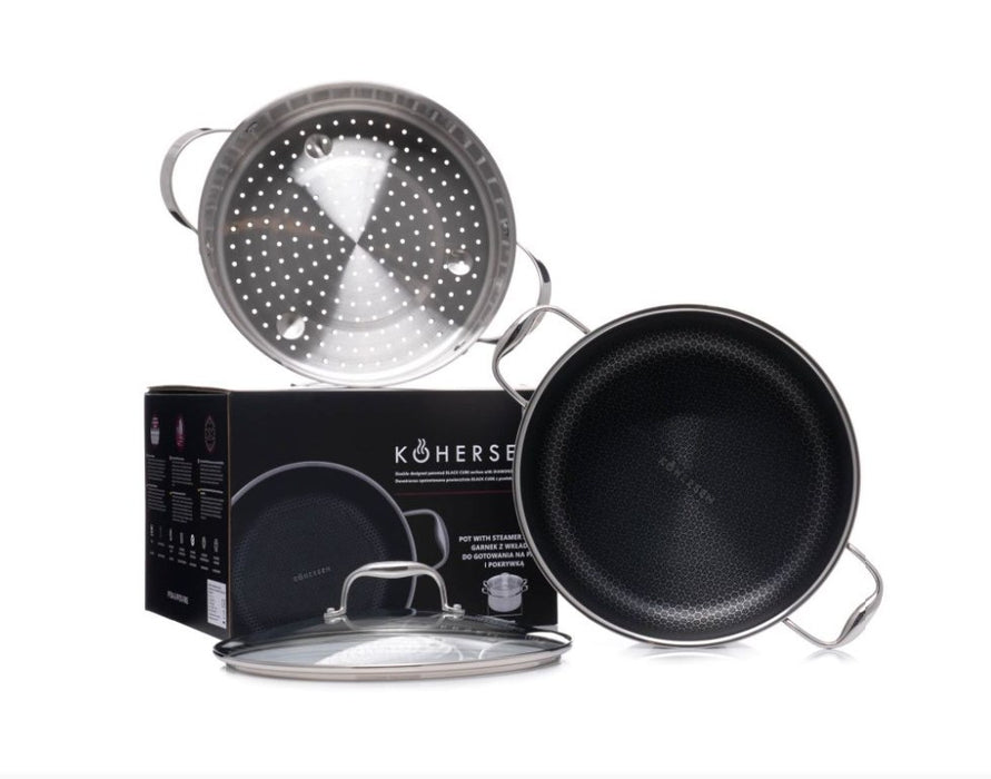 Garnek Kohersen Black Cube 28 cm