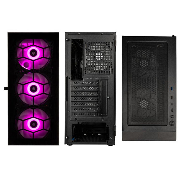 Kolink Observatory HF ARGB TG Mid-Tower Box Black - Кутии за компютри<<<Компютърни компоненти<<<ValiAPI&&&Computer