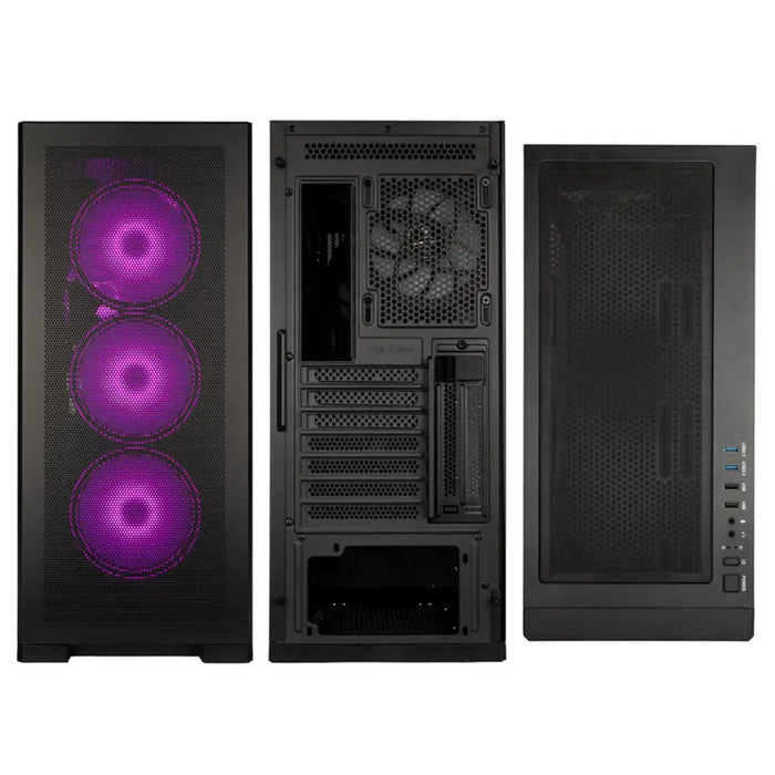 Kolink UNITY MESHBAY ARGB computer case Midi Tower Black - Кутии за компютри<<<Компютърни