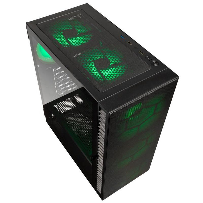 Kolink Observatory HF Mesh ARGB TG Mid-Tower Box, Black