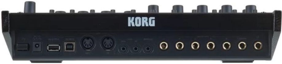 Hybrid drum machine Korg - Drumlogue, 11 voices, 64 steps, black