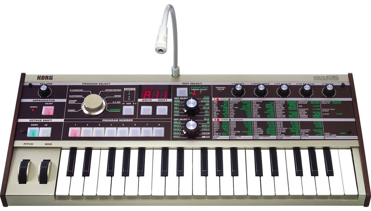 Analog synthesizer Korg - microKORG MK1, silver