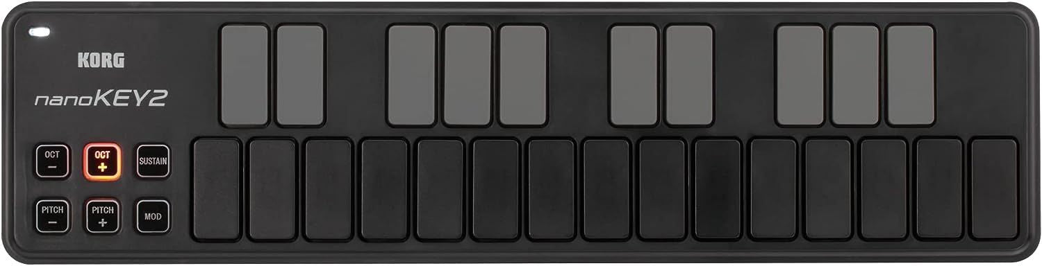 MIDI controller Korg - nanoKEY2, black