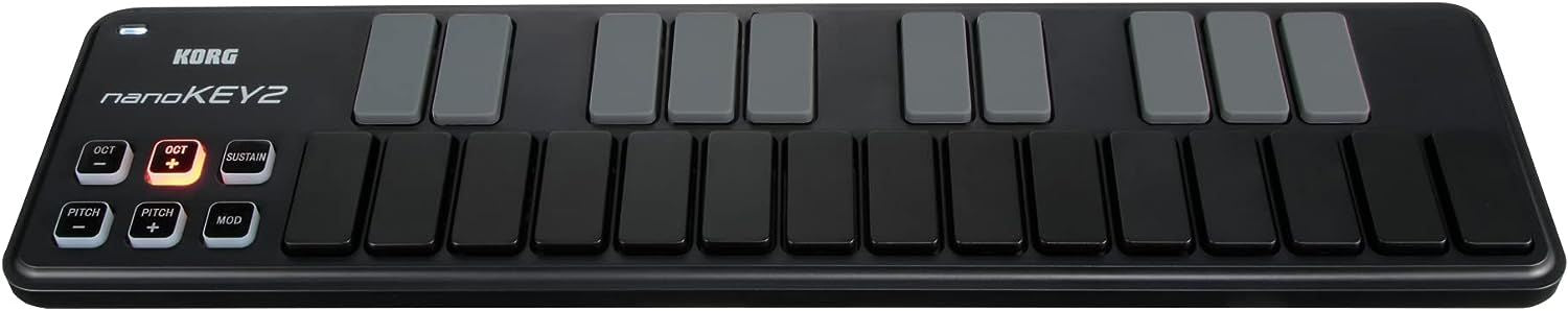 MIDI controller Korg - nanoKEY2, black