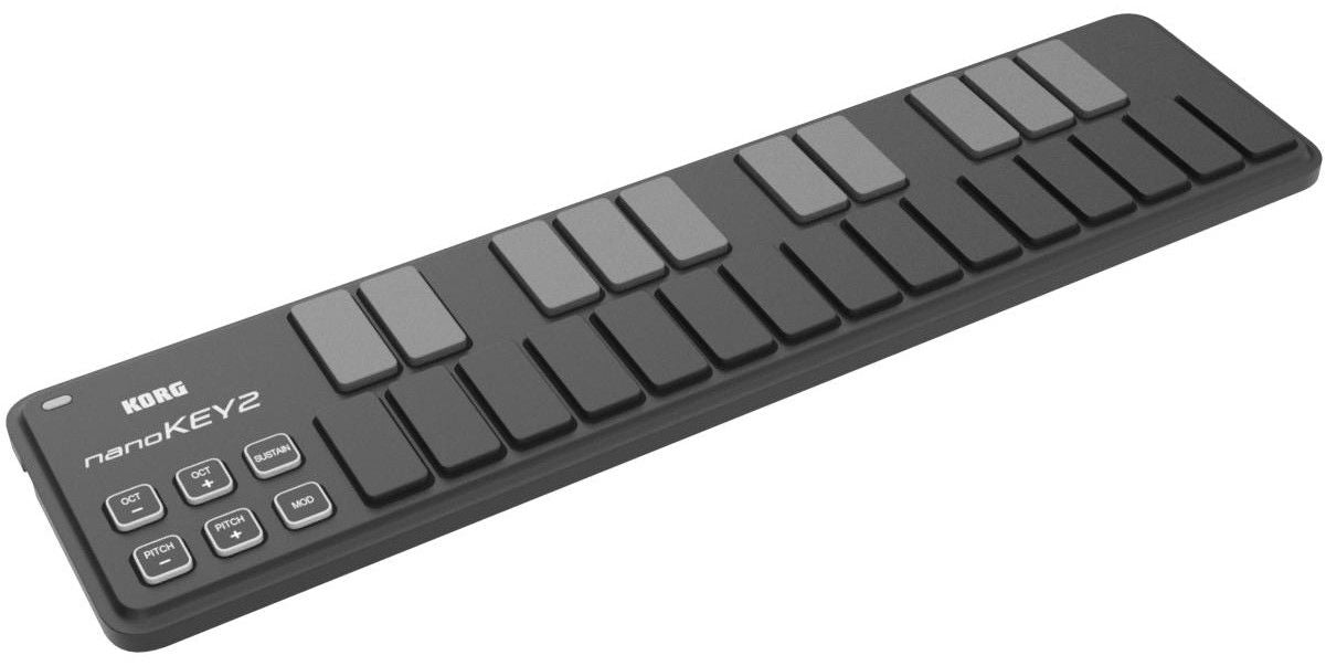 MIDI controller Korg - nanoKEY2, black
