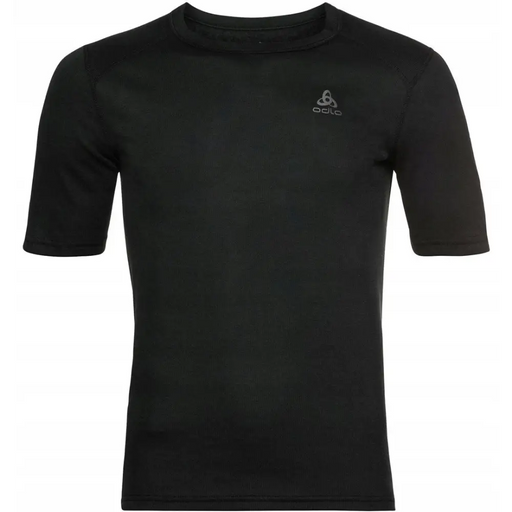 Koszulka męska Odlo BL TOP crew neck s/s ACTIVE WARM ECO roz. M Czarna - Thermoactive underwearODM-BTE<<<Military