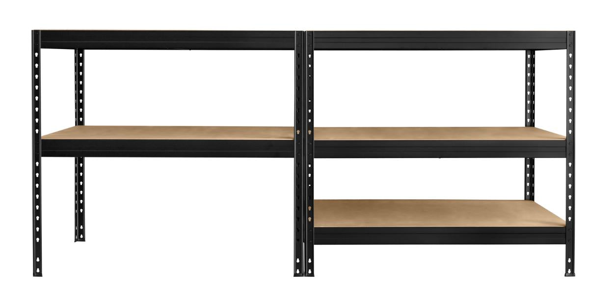 METAL RACK 180X90X60 5X250KG BLACK