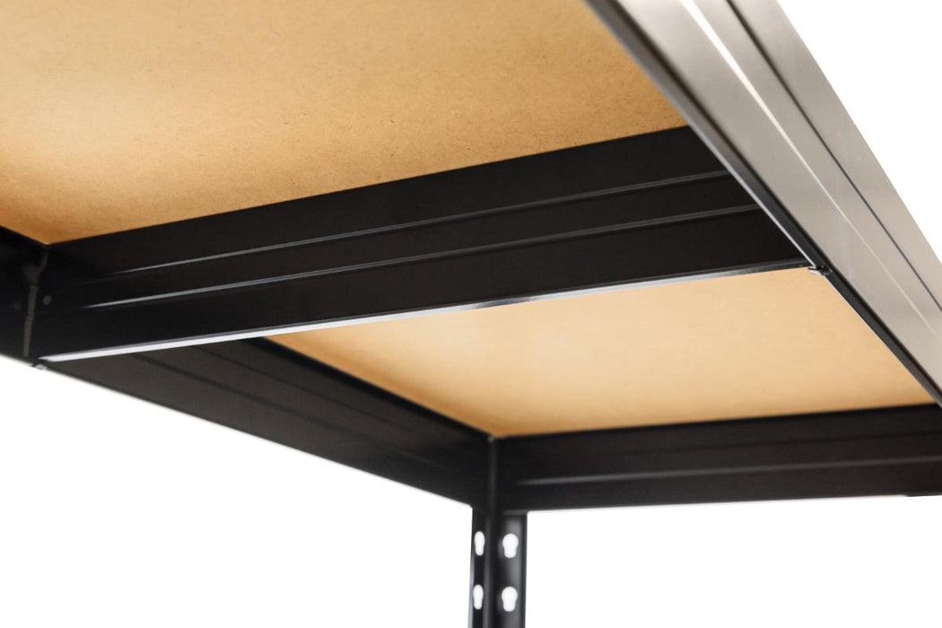 METAL RACK 180X120X45 5X275KG BLACK