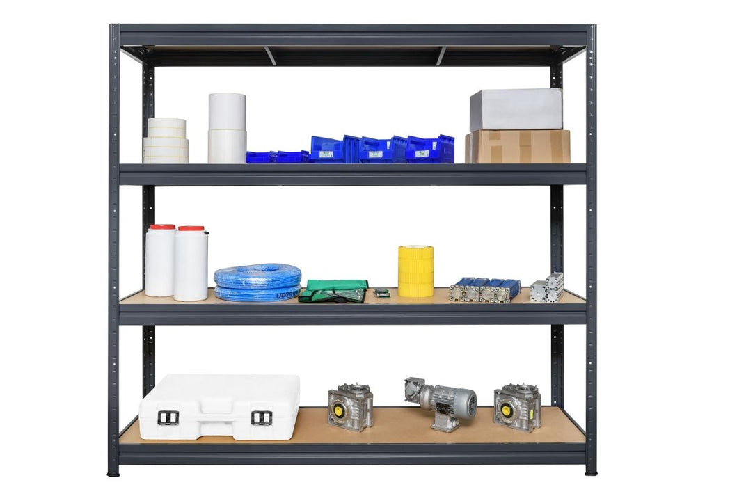 METAL RACK 177X160X60 4X600KG BLACK