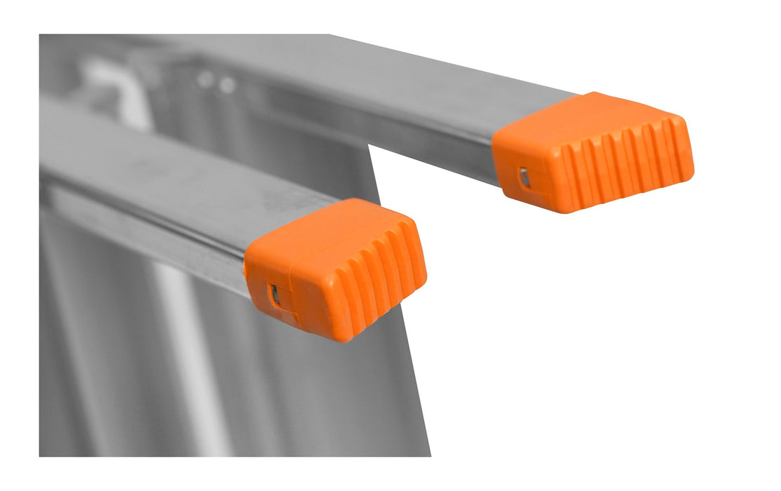 Krause Dopplo double-sided step ladder silver