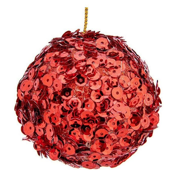Christmas Baubles Krist+ Red Plastic Ø 10 cm 6 Units