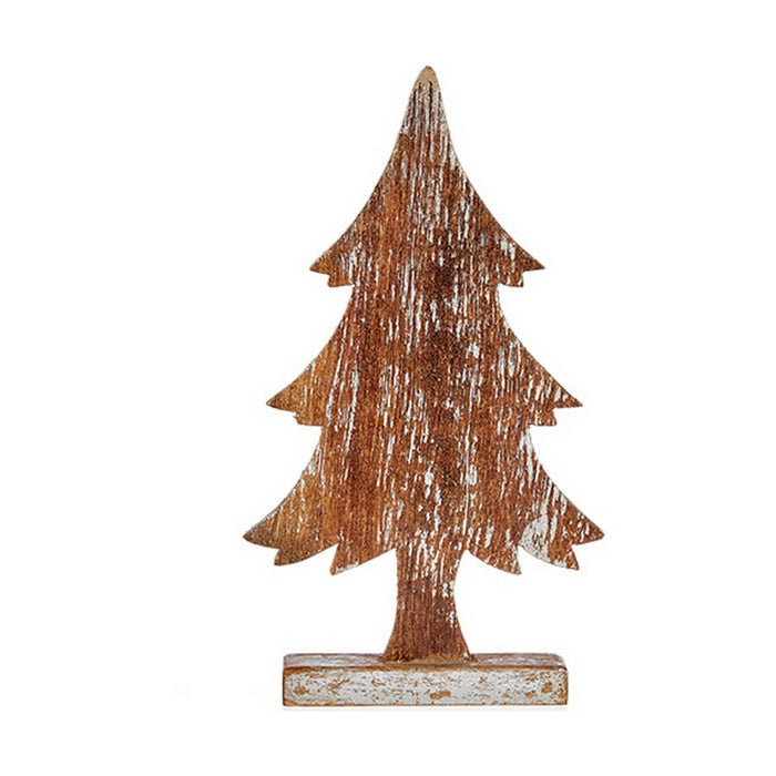 Christmas Tree Krist+ Brown Silver Wood 5 x 39 x 21 cm