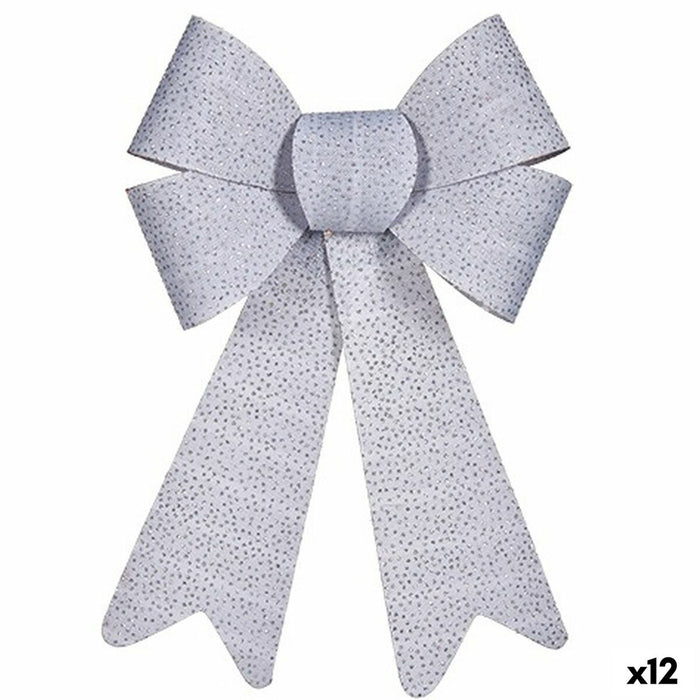 Lasso Krist+ Silver Points 16 x 24 x 4 cm Christmas bauble (12 Units)