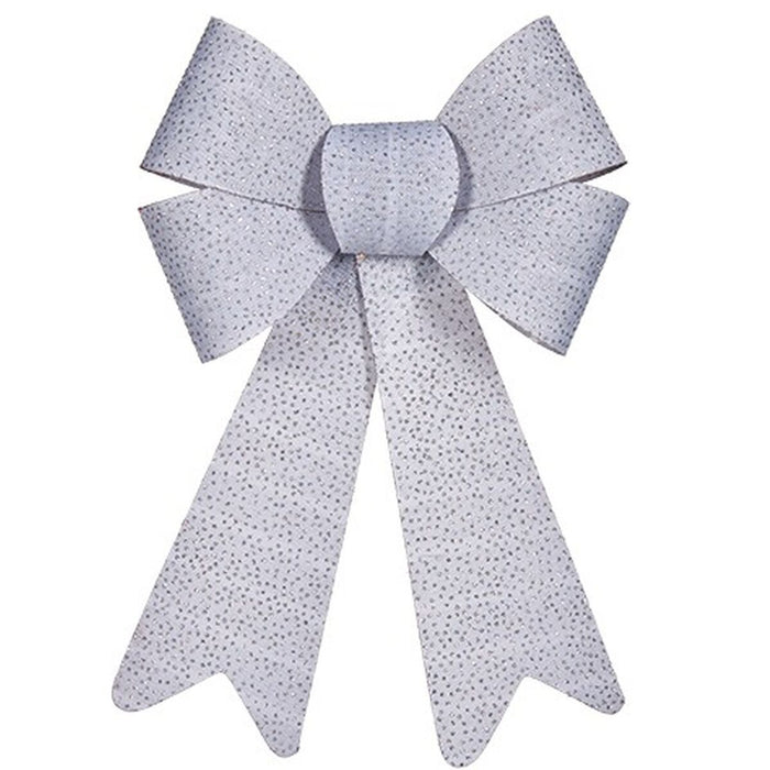 Lasso Krist+ Silver Points 16 x 24 x 4 cm Christmas bauble (12 Units)