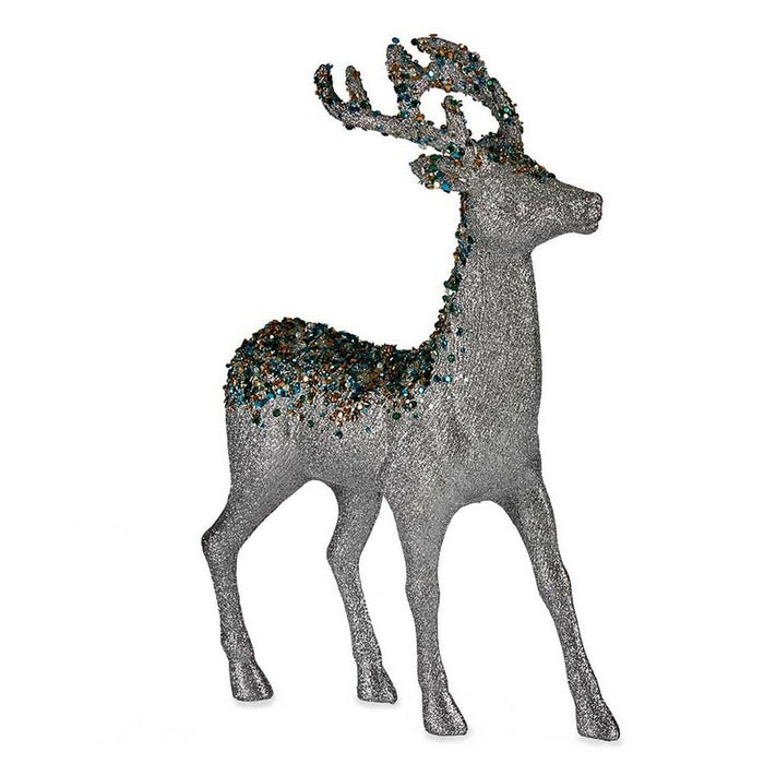 Christmas Reindeer Krist+ Silver Christmas Reindeer 15 x 45 x 30 cm (2 Units)