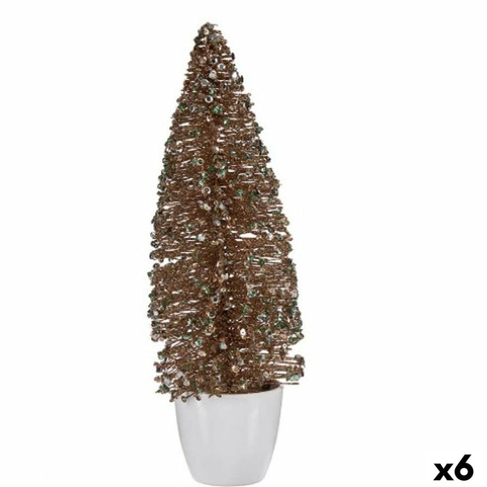 Christmas Tree Krist+ Mint Champagne Plastic Christmas Tree 10 x 33 x 10 cm (6 Units)