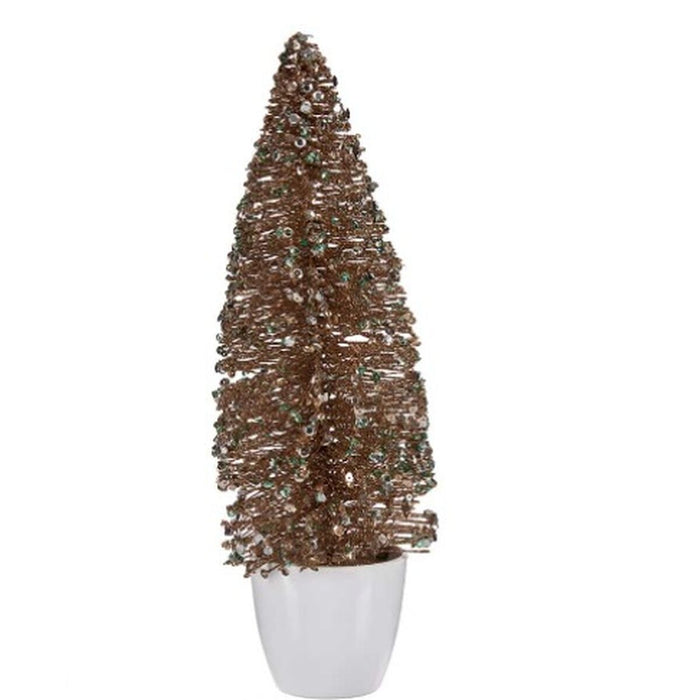 Christmas Tree Krist+ Mint Champagne Plastic Christmas Tree 10 x 33 x 10 cm (6 Units)