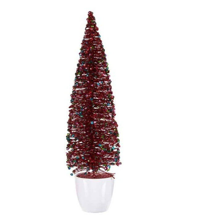 Christmas Tree Krist+ Blue Fuchsia Plastic Christmas Tree 10 x 38 x 10 cm (6 Units)