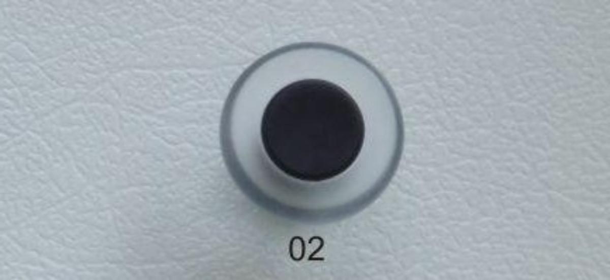 FURNITURE HANDLE F32 CRYSTAL BLACK