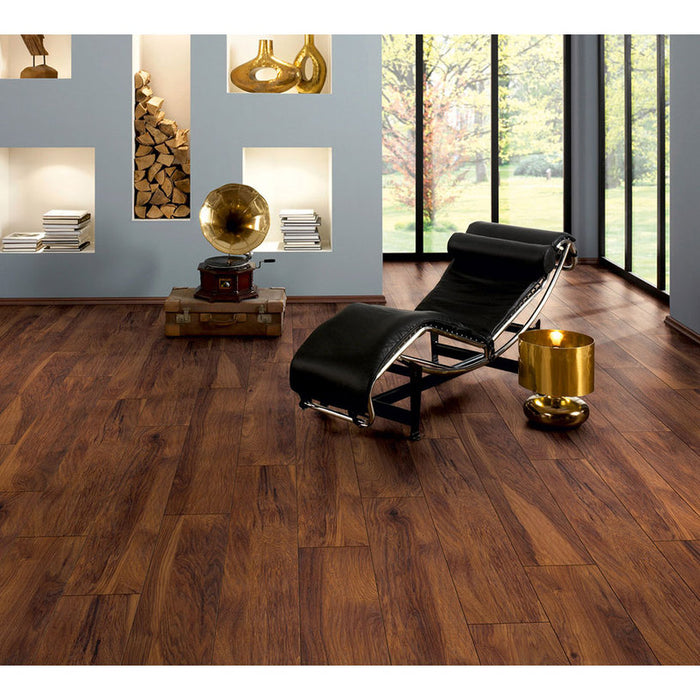 LAMINATED PARQUET KRONO ORIGINAL NARROW HICKORY RED RIVER 8156, 10.00 mm, 32/AC4, CHAMBER