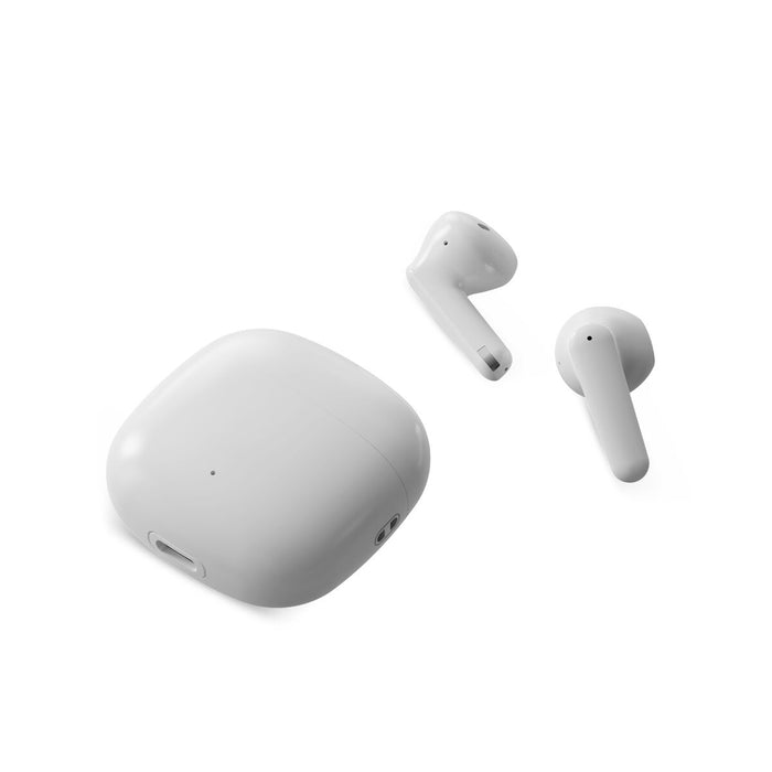 Wireless Headphones KSIX Contact Twins Nano White