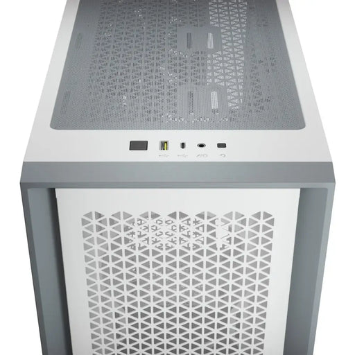 Кутия Corsair 4000D Airflow Mid Tower Tempered Glass Бяла - Кутии за компютри<<<Компютърни компоненти<<<ValiAPI
