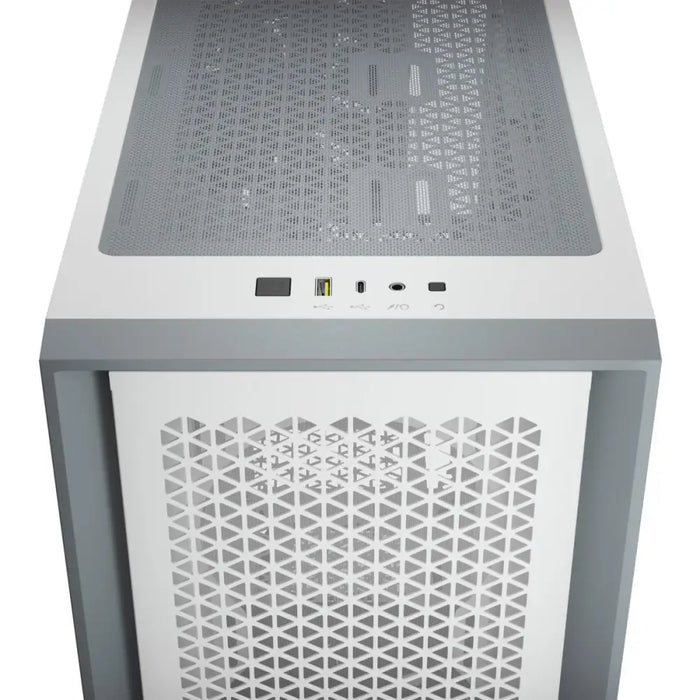 Кутия Corsair 4000D Airflow Mid Tower Tempered Glass Бяла - Кутии за компютри<<<Компютърни компоненти<<<ValiAPI