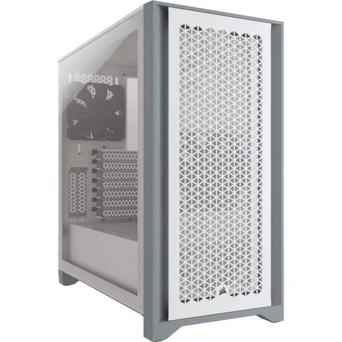 Кутия Corsair 4000D Airflow Mid Tower Tempered Glass Бяла - Кутии за компютри<<<Компютърни компоненти<<<ValiAPI