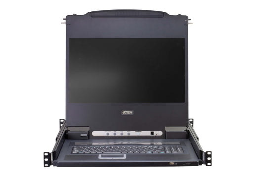 KVM Console ATEN CL5716M 17’’ 16-Port PS/2-USB VGA Single Rail LCD KVM Switch - KVM Суичове<<<Мрежово