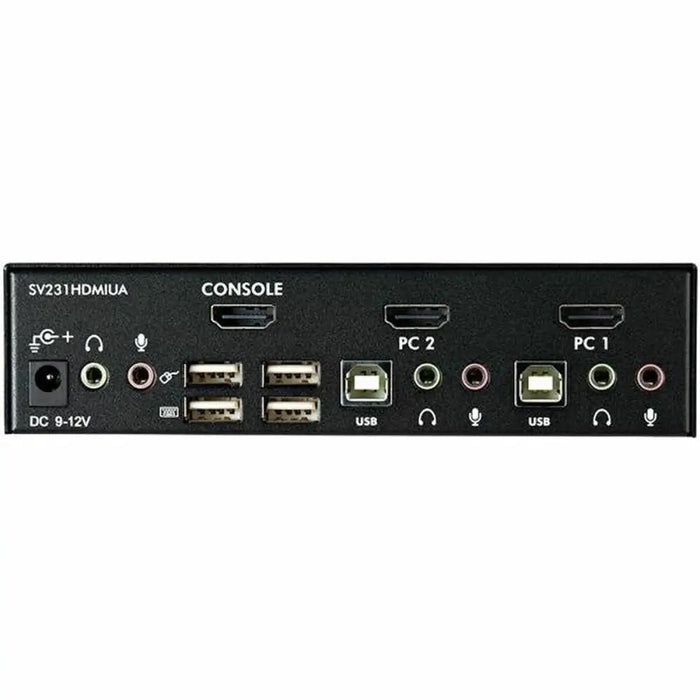 KVM switch Startech SV231HDMIUA FHD HDMI USB Black - Компютър Кабели и адаптери<<<Компютри|