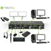 KVM switch Techly DP-KVM2 - Switch KVM<<<Компютър Кабели и адаптери<<<Компютри|