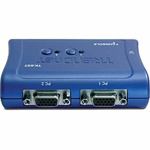 KVM switch Trendnet TK-207K 1,2 m - Компютър Кабели и адаптери<<<Компютри| Електроника<<<BigBuy&&&Switch KVM<<<Компютър