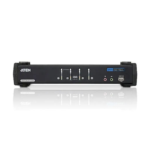 KVMP switch ATEN CS1784A 4-port USB DVI Dual Link Audio - KVM Суичове<<<Мрежово оборудване<<<ValiAPI&&&Switch