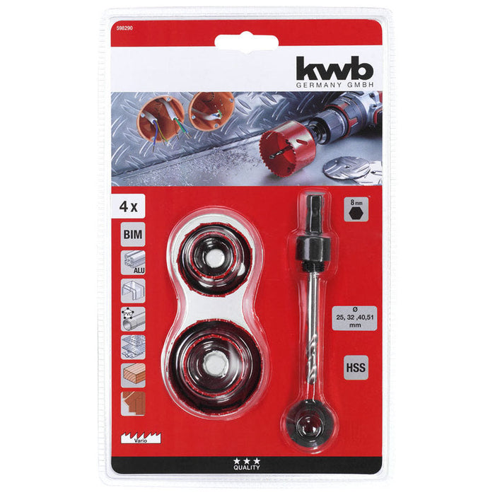 KWB BI-METAL CORONA SET - Боркорони<<<Консумативи за електроинструменти<<<Инструменти и железария<<<Praktiker