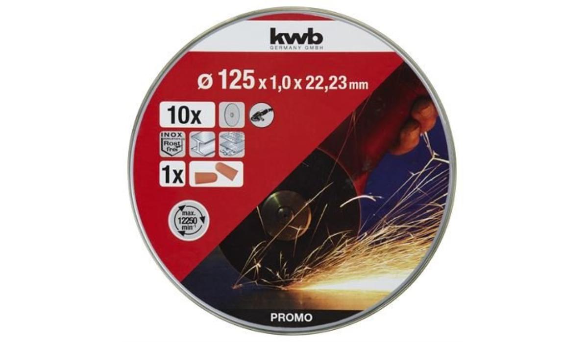DISC FOR METAL 125X1.0MM KWB 10PCS