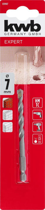 STONE/BRICK DRILL HEX 7MM KWB