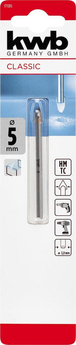 GLASS DRILL BIT 5MM KWB