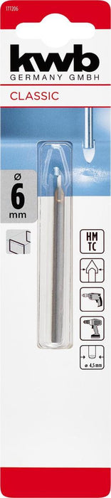 GLASS DRILL BIT 6MM KWB