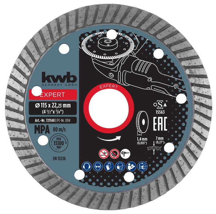 DIAMOND DISC 125MM THIN KWB