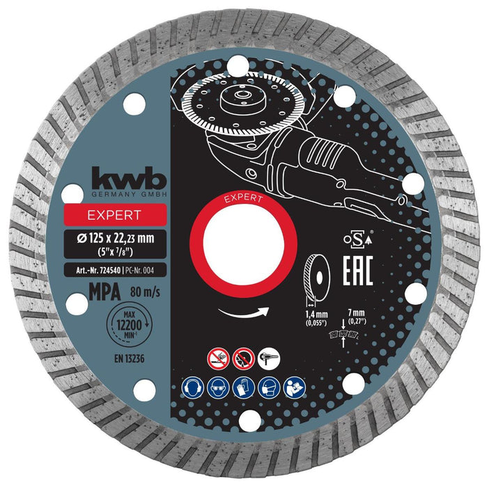 DIAMOND DISC 115MM THIN KWB