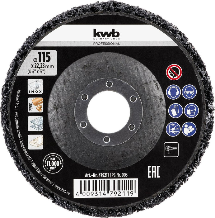 CLEANING DISC 115MM KWB