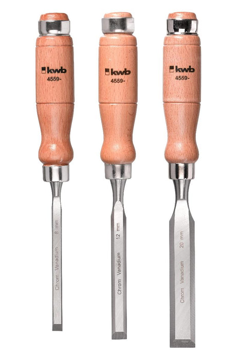 WOOD CHISELS 3PCS KWB