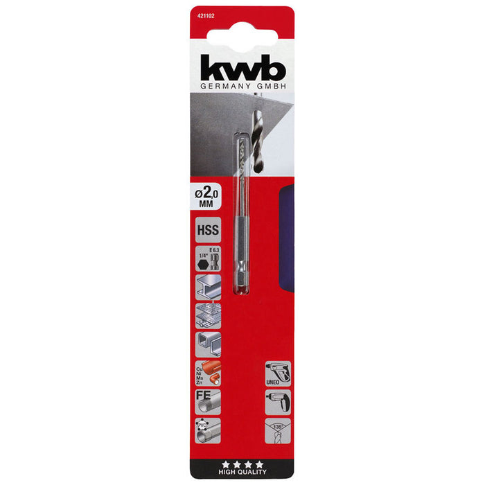 DRILL FOR METAL KWB 2x35x67