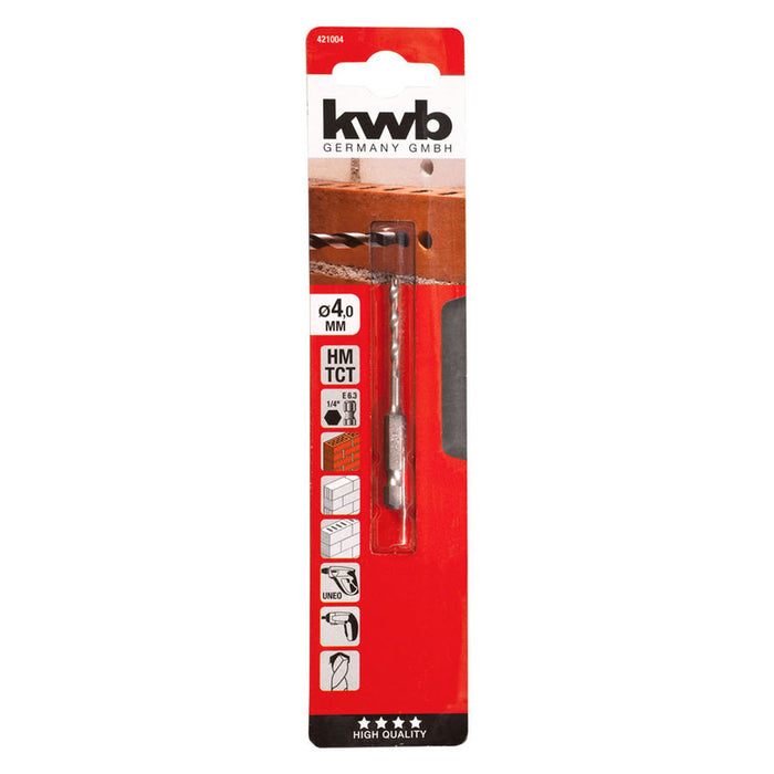 DRILL FOR STONE KWB 4X43X88