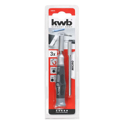 SCREWDRIVER MICRO BIT HOLDER 225MM KWB