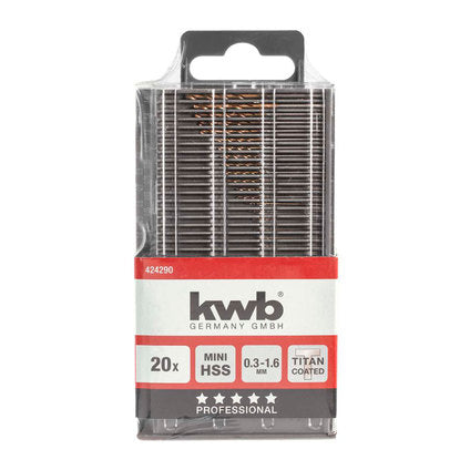 METAL DRILL SET HSS M2 TITAN KWB 20 PCS