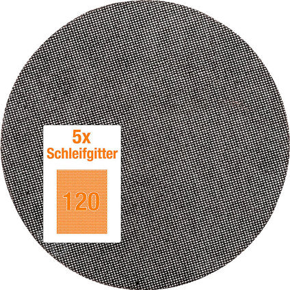 MESH SANDPAPER 5 PCS. KWB P120