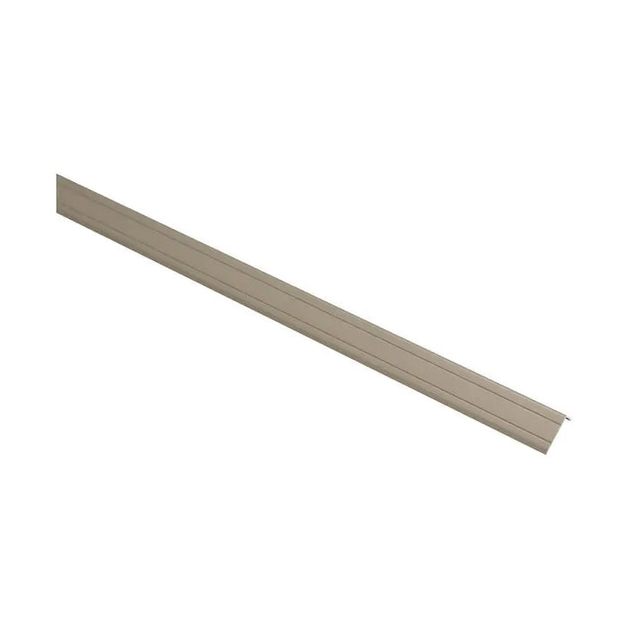L-SHAPED TRANSITION STRIP PROFILES TRADE 24X10 MM. STAINLESS STEEL MATTE 0.9 M. - Лайстни<<<Паркет и елементи за