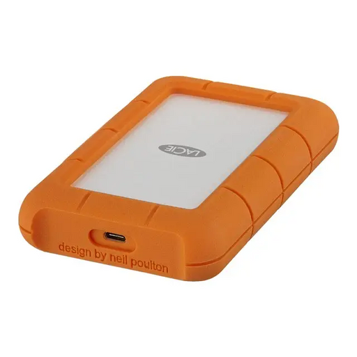 LACIE RUGGED 1TB USB-C USB3.0 Drop crush and rain-resistant for all terrain use orange - Външни HDD<<<HDD и