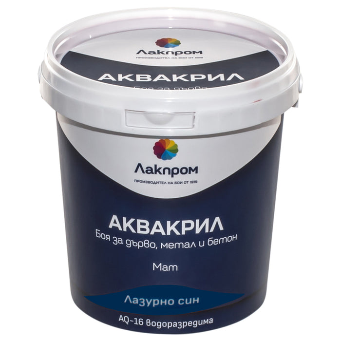 AQUACRYL AQ-16 PAINT FOR WOOD METAL AND CONCRETE LACKPROM